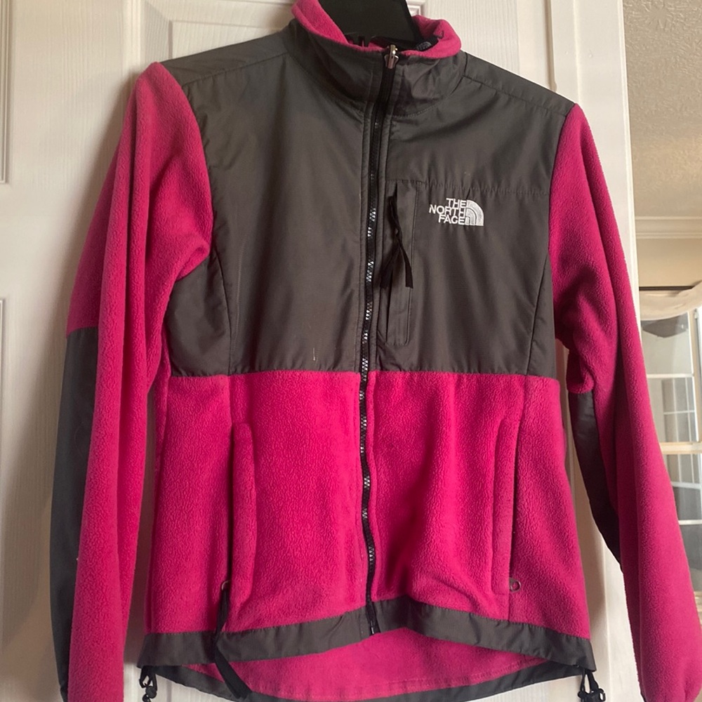 Pink North Face size small.